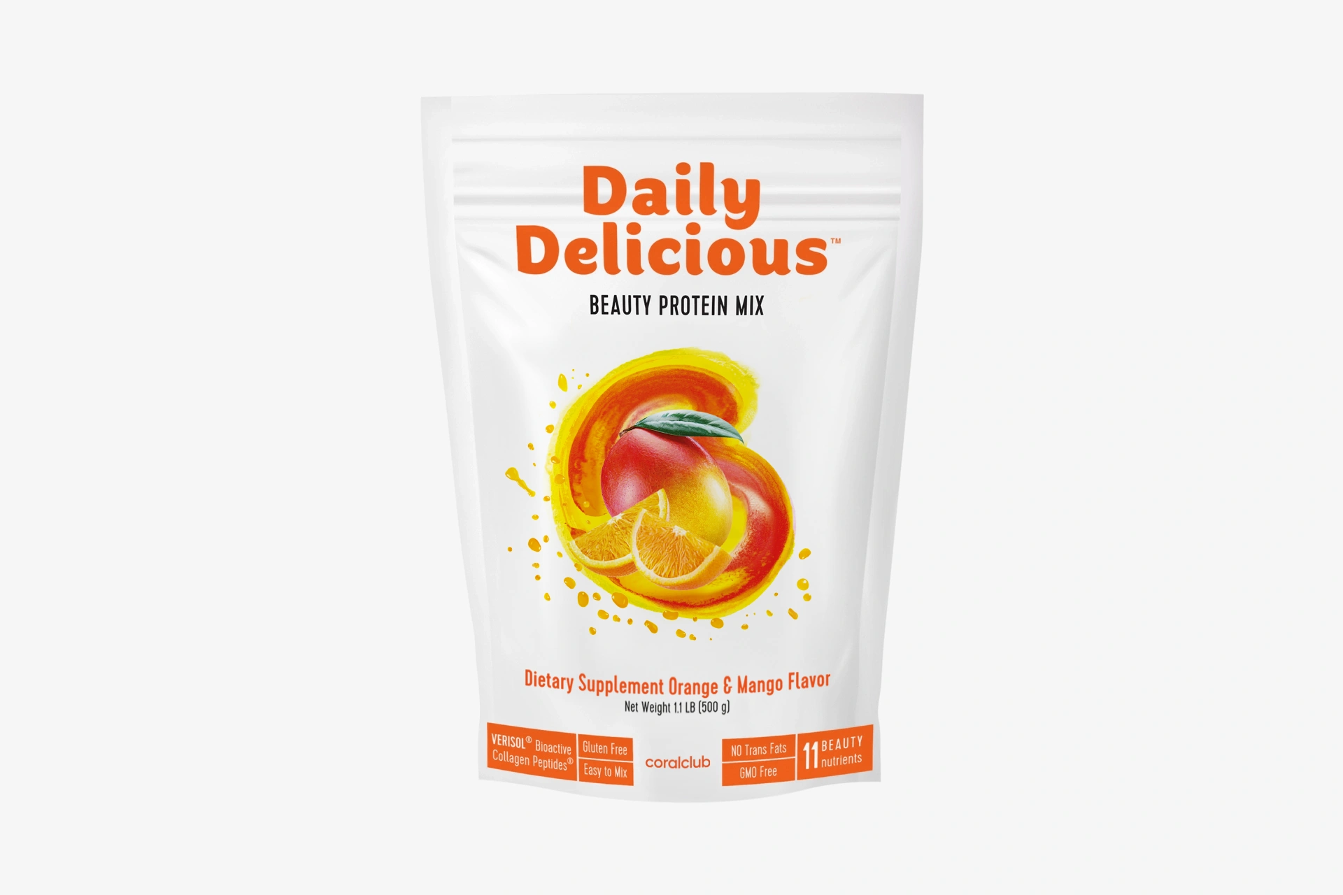 Deyli Delishes Byuti Sheyk Apelsin-Mango